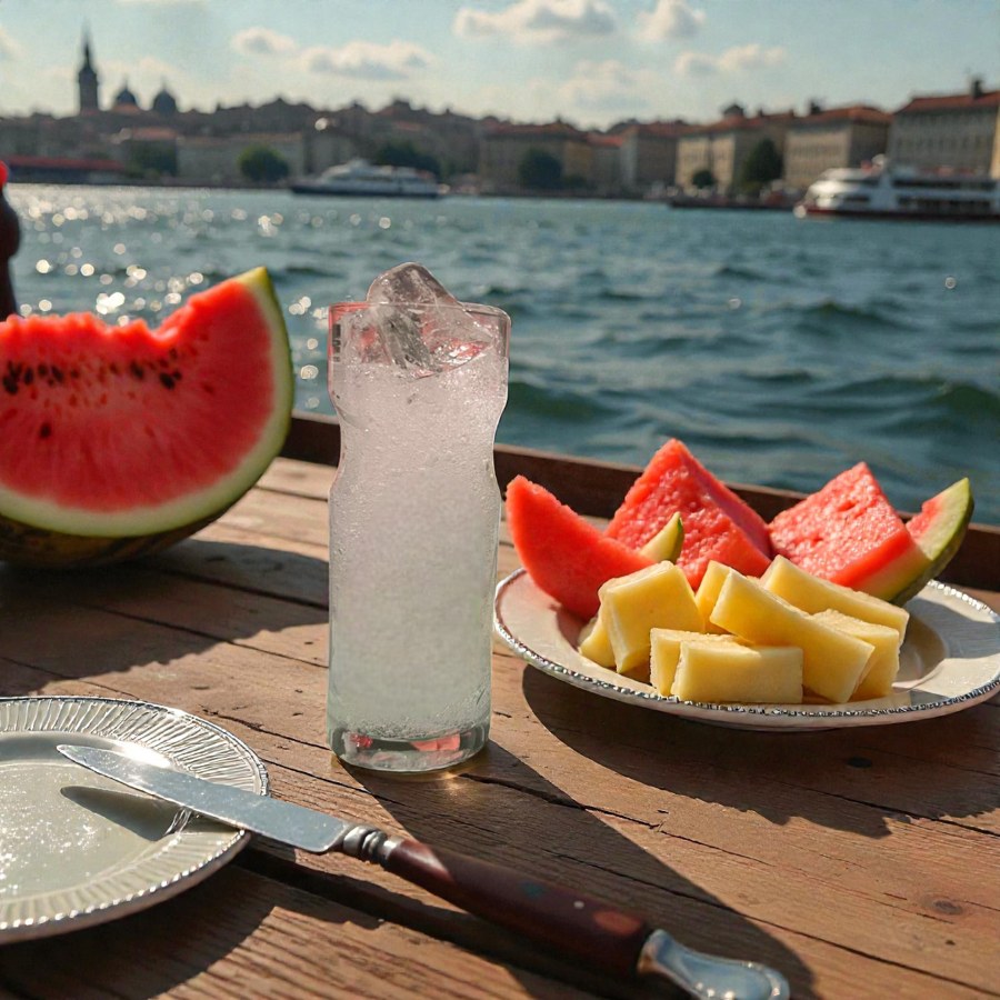 Rakı Sofrası Mum